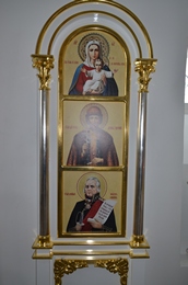  Лик св. Ф. Ушакова в Богоявленскм Соборе г. Енисейска